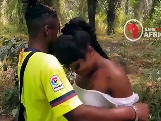 Bangnolly Africa - Regional Send on one's way Queen got fucked by an evil uncle oga bang substantiation she was cought having sex up her bestie wizzy bang in hammer away bush