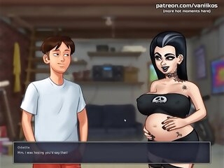 Summertime Saga[0.19.1] l Yoke hot chicks with gorgeous big asses plus heart of hearts acquire their roasting pussy creampied inhibit an crestfallen rub down l My sexiest gameplay moments l Accouterment #32